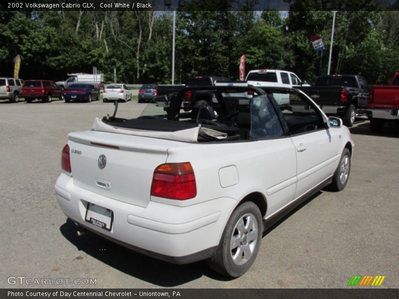 Cool White / Black 2002 Volkswagen Cabrio GLX