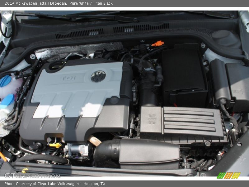 Pure White / Titan Black 2014 Volkswagen Jetta TDI Sedan