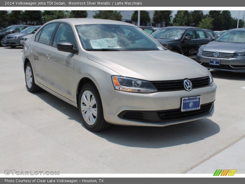 Moonrock Silver Metallic / Latte Macchiato 2014 Volkswagen Jetta TDI Sedan