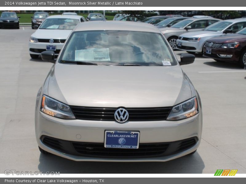 Moonrock Silver Metallic / Latte Macchiato 2014 Volkswagen Jetta TDI Sedan