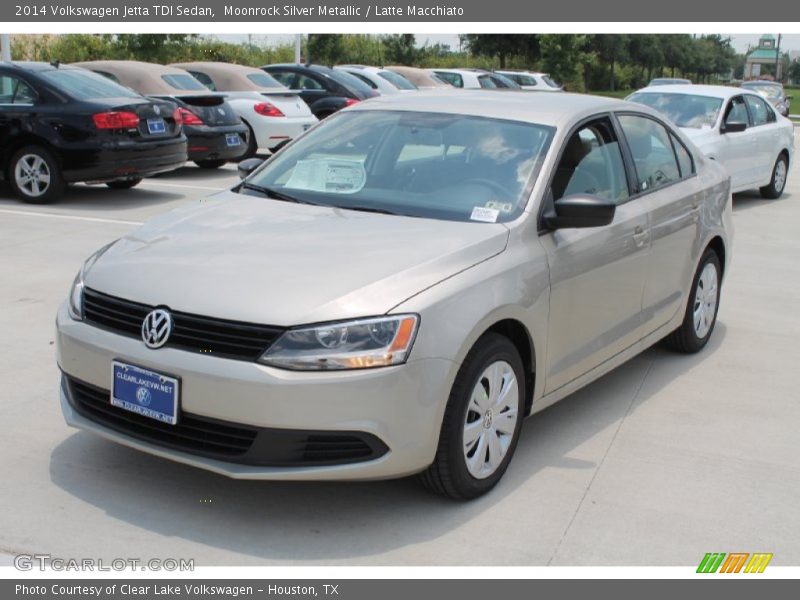 Moonrock Silver Metallic / Latte Macchiato 2014 Volkswagen Jetta TDI Sedan