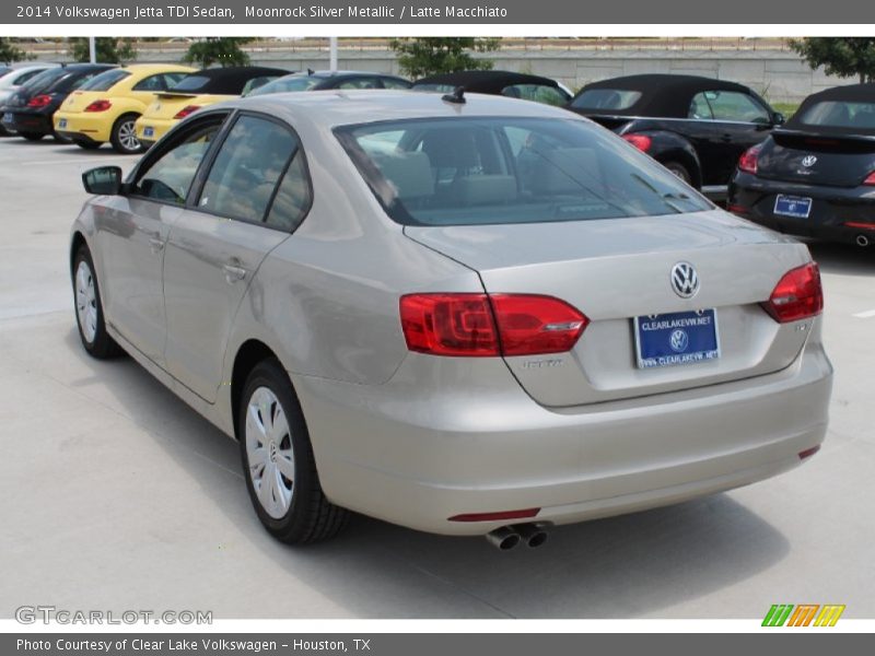 Moonrock Silver Metallic / Latte Macchiato 2014 Volkswagen Jetta TDI Sedan