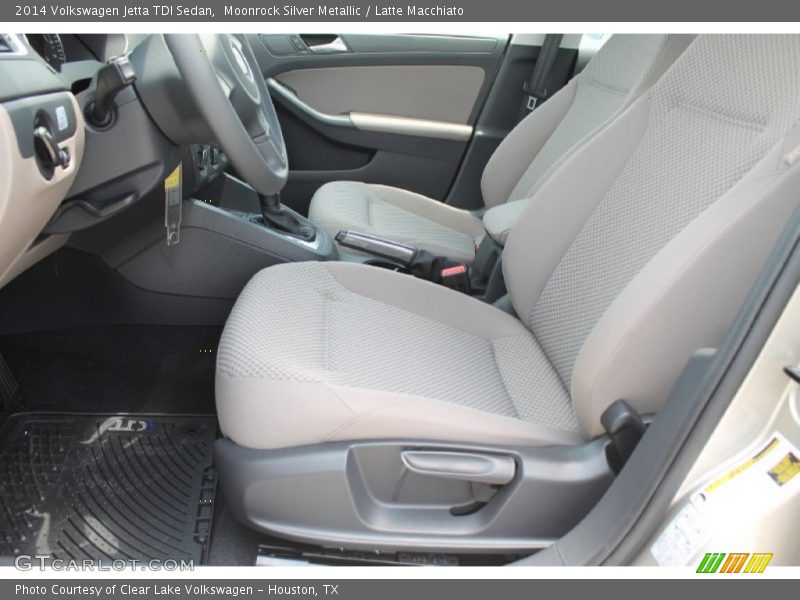 Moonrock Silver Metallic / Latte Macchiato 2014 Volkswagen Jetta TDI Sedan