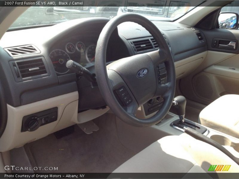 Black / Camel 2007 Ford Fusion SE V6 AWD