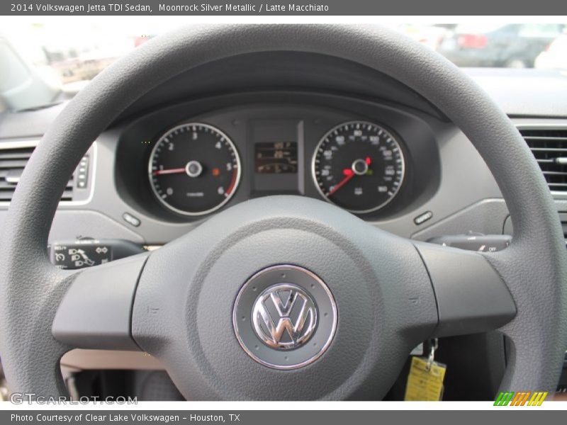 Moonrock Silver Metallic / Latte Macchiato 2014 Volkswagen Jetta TDI Sedan