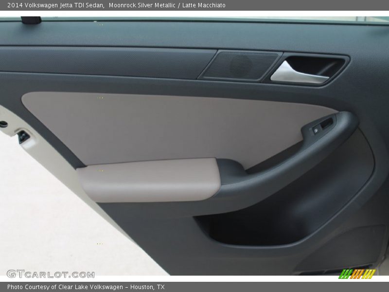 Moonrock Silver Metallic / Latte Macchiato 2014 Volkswagen Jetta TDI Sedan