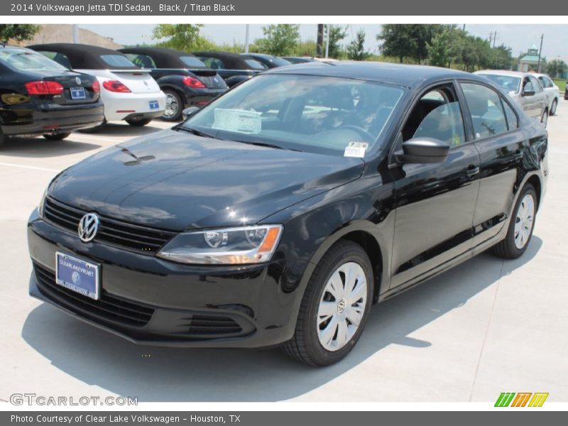 Black / Titan Black 2014 Volkswagen Jetta TDI Sedan