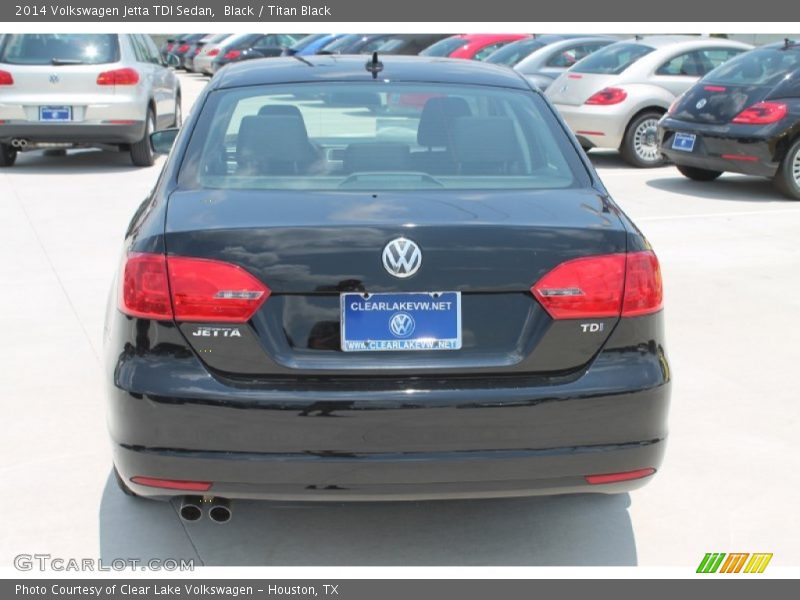 Black / Titan Black 2014 Volkswagen Jetta TDI Sedan