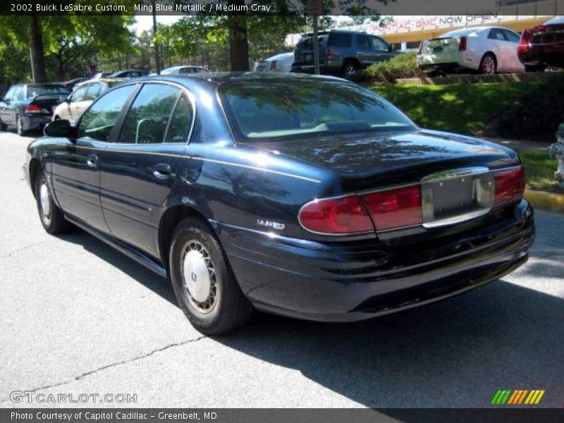 Ming Blue Metallic / Medium Gray 2002 Buick LeSabre Custom