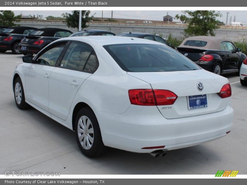 Pure White / Titan Black 2014 Volkswagen Jetta S Sedan