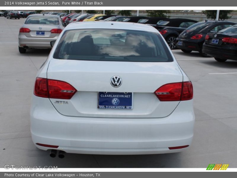 Pure White / Titan Black 2014 Volkswagen Jetta S Sedan