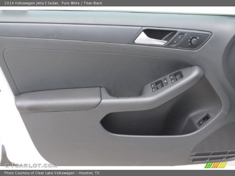 Pure White / Titan Black 2014 Volkswagen Jetta S Sedan