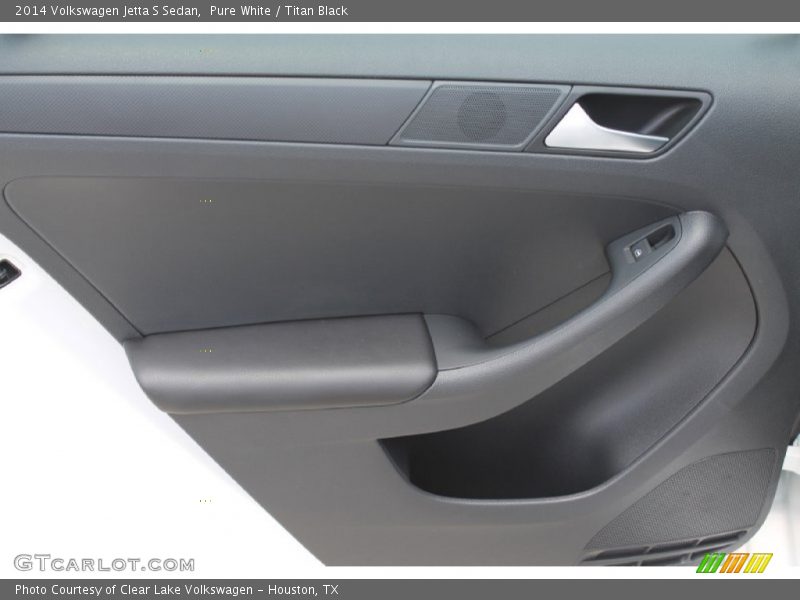 Pure White / Titan Black 2014 Volkswagen Jetta S Sedan