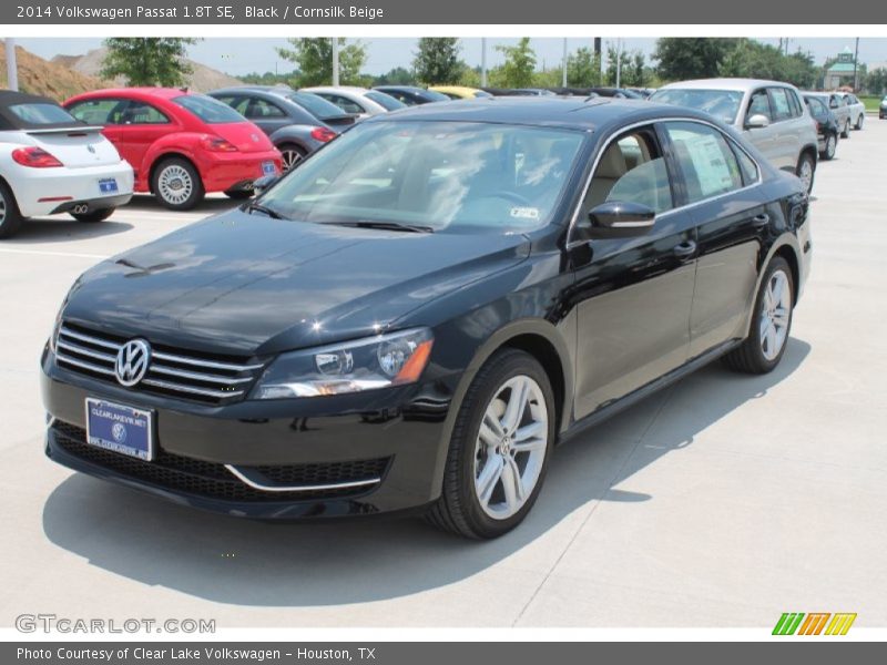 Black / Cornsilk Beige 2014 Volkswagen Passat 1.8T SE