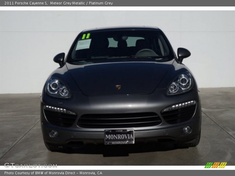 Meteor Grey Metallic / Platinum Grey 2011 Porsche Cayenne S