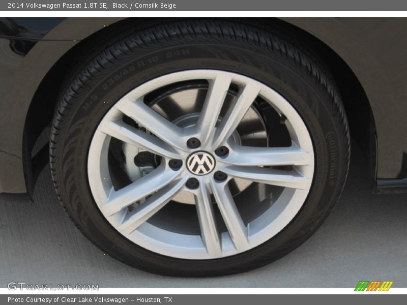 Black / Cornsilk Beige 2014 Volkswagen Passat 1.8T SE