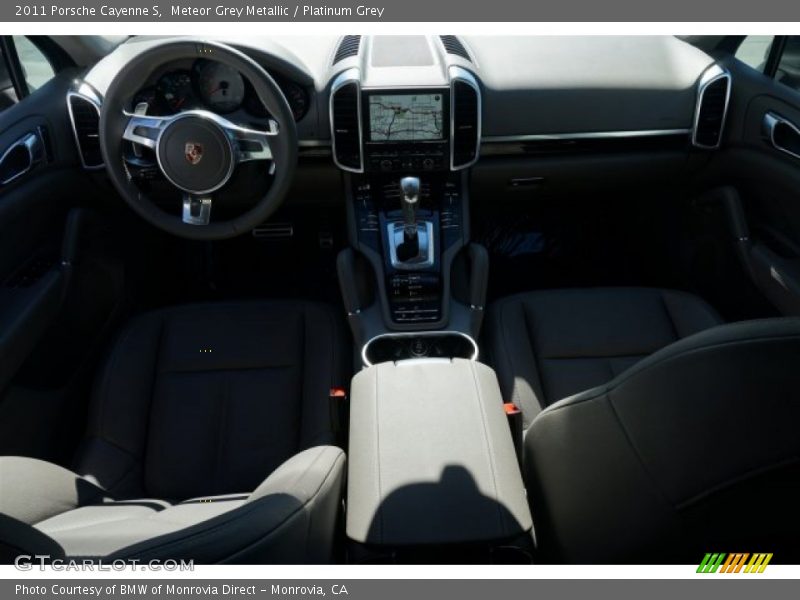 Meteor Grey Metallic / Platinum Grey 2011 Porsche Cayenne S