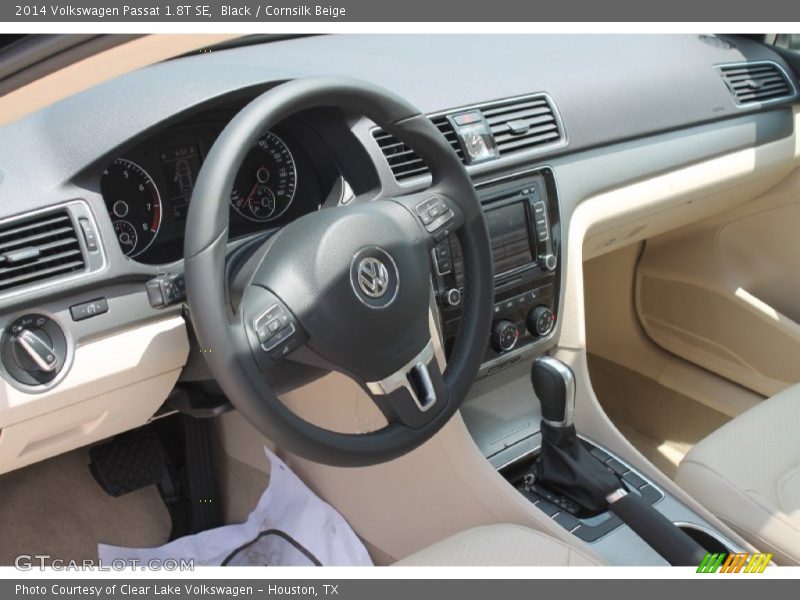 Black / Cornsilk Beige 2014 Volkswagen Passat 1.8T SE