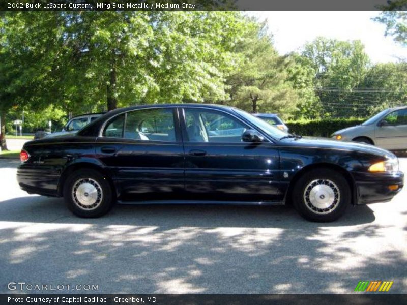 Ming Blue Metallic / Medium Gray 2002 Buick LeSabre Custom