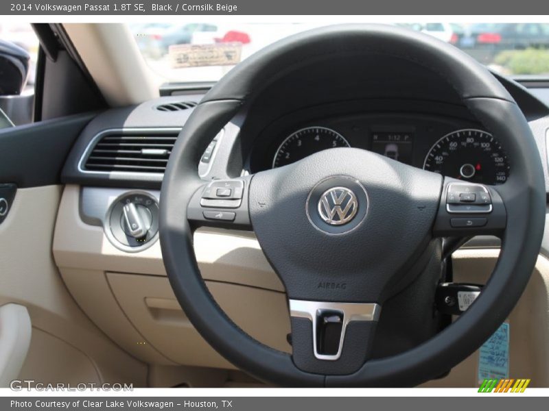 Black / Cornsilk Beige 2014 Volkswagen Passat 1.8T SE