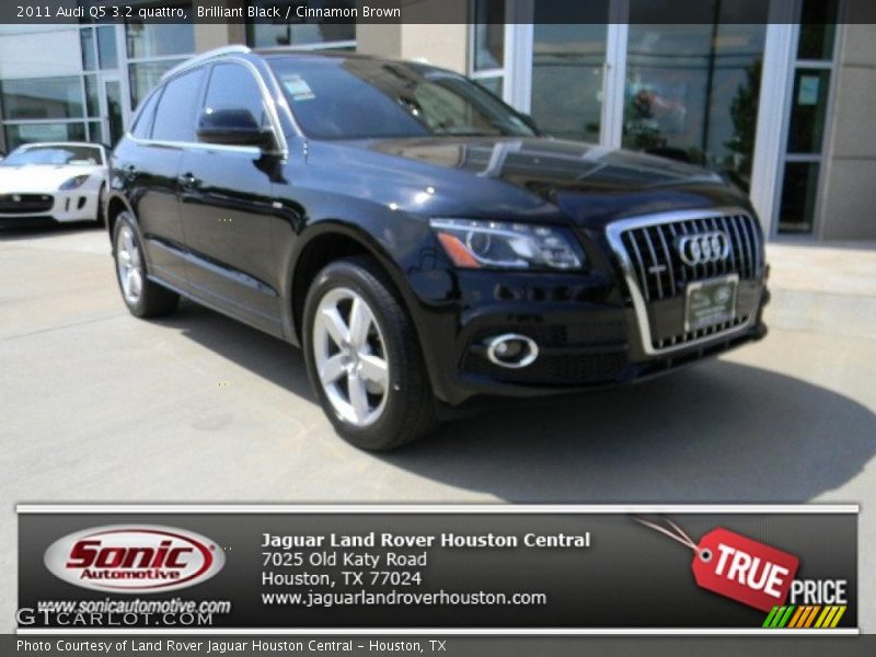 Brilliant Black / Cinnamon Brown 2011 Audi Q5 3.2 quattro