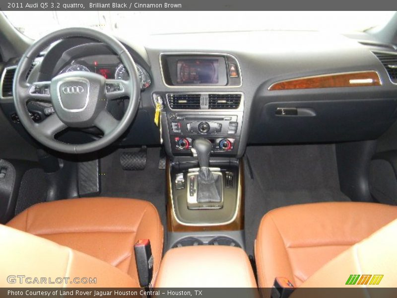 Brilliant Black / Cinnamon Brown 2011 Audi Q5 3.2 quattro