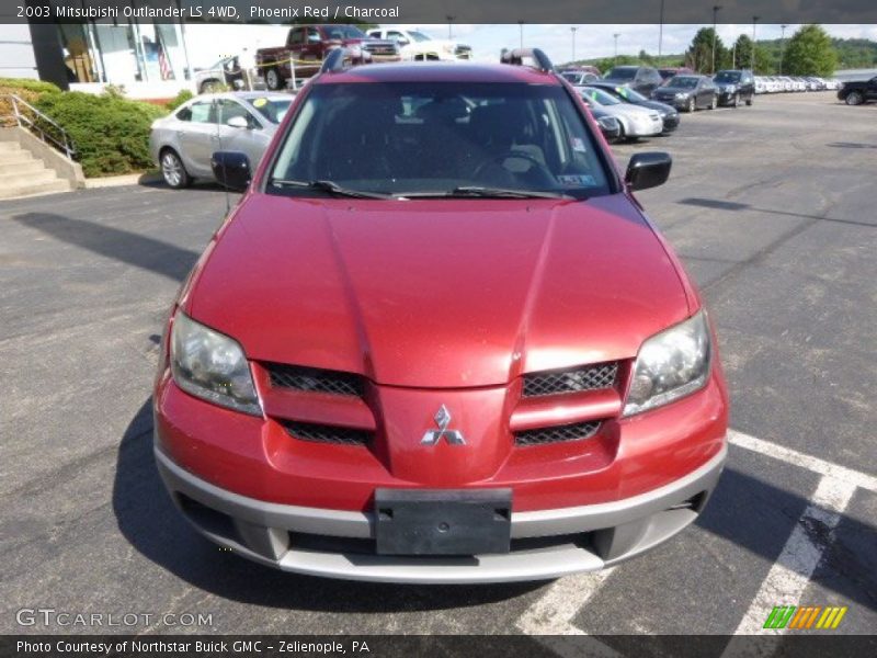 Phoenix Red / Charcoal 2003 Mitsubishi Outlander LS 4WD