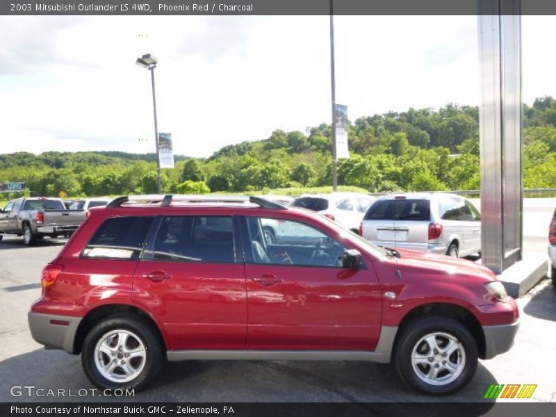 Phoenix Red / Charcoal 2003 Mitsubishi Outlander LS 4WD