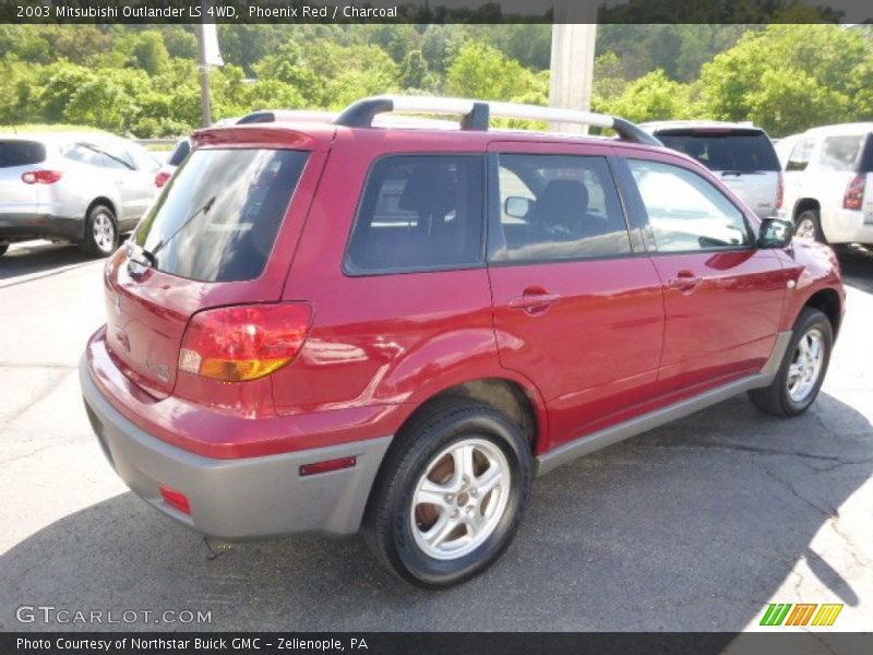 Phoenix Red / Charcoal 2003 Mitsubishi Outlander LS 4WD