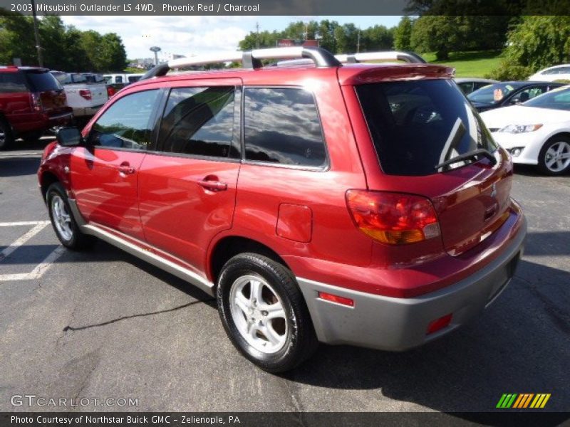 Phoenix Red / Charcoal 2003 Mitsubishi Outlander LS 4WD