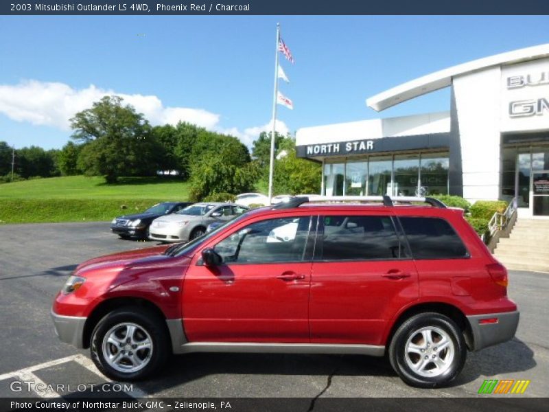 Phoenix Red / Charcoal 2003 Mitsubishi Outlander LS 4WD