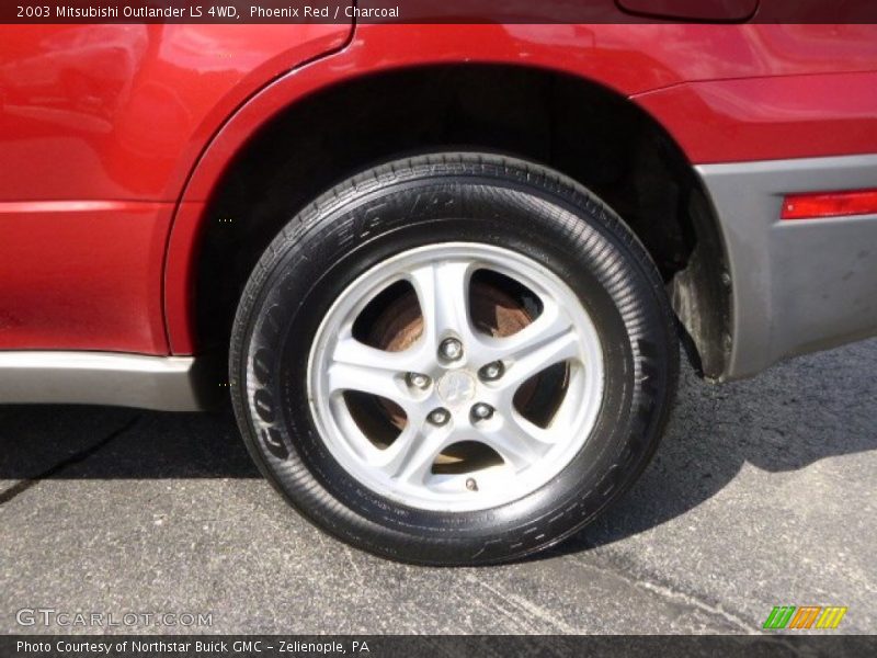 Phoenix Red / Charcoal 2003 Mitsubishi Outlander LS 4WD