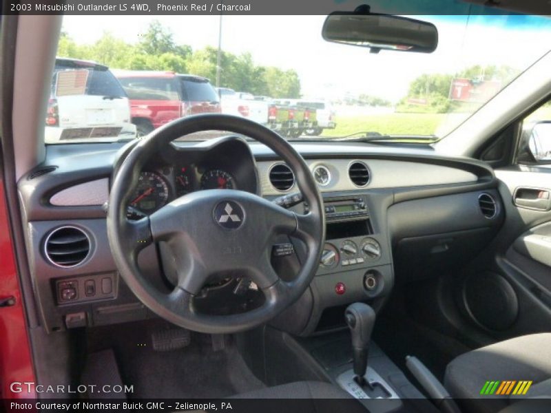 Phoenix Red / Charcoal 2003 Mitsubishi Outlander LS 4WD
