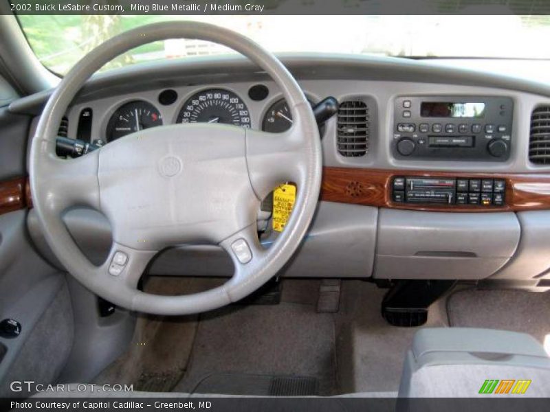 Ming Blue Metallic / Medium Gray 2002 Buick LeSabre Custom