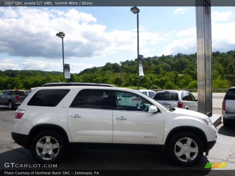 Summit White / Ebony 2007 GMC Acadia SLT AWD