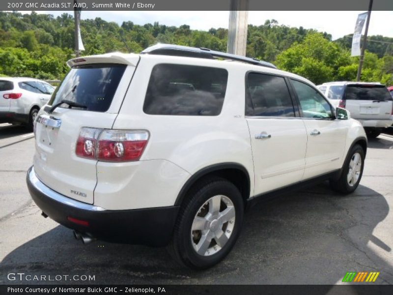 Summit White / Ebony 2007 GMC Acadia SLT AWD