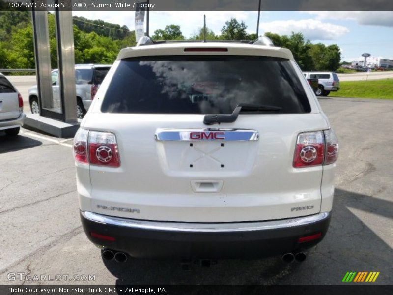 Summit White / Ebony 2007 GMC Acadia SLT AWD