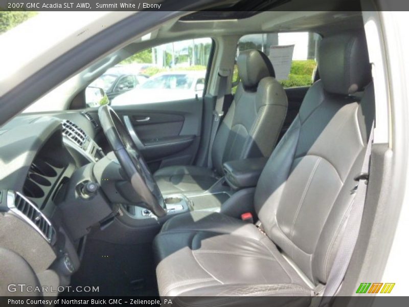 Summit White / Ebony 2007 GMC Acadia SLT AWD