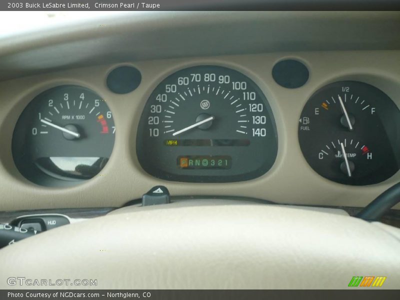 Crimson Pearl / Taupe 2003 Buick LeSabre Limited