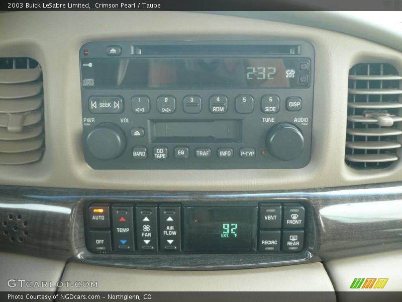 Crimson Pearl / Taupe 2003 Buick LeSabre Limited