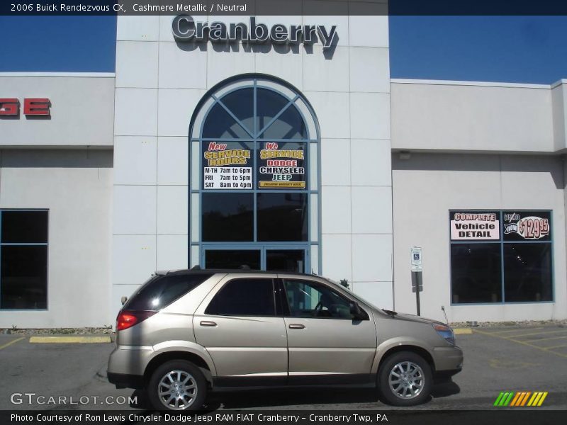 Cashmere Metallic / Neutral 2006 Buick Rendezvous CX