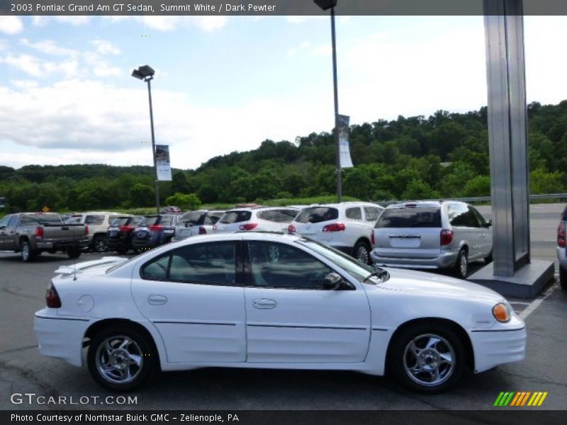 Summit White / Dark Pewter 2003 Pontiac Grand Am GT Sedan