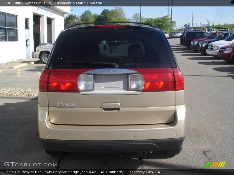 Cashmere Metallic / Neutral 2006 Buick Rendezvous CX