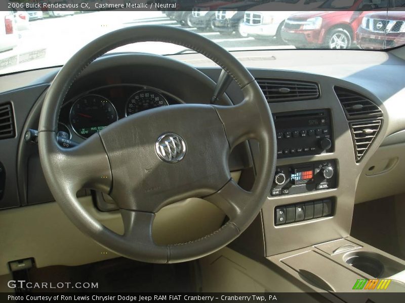 Cashmere Metallic / Neutral 2006 Buick Rendezvous CX