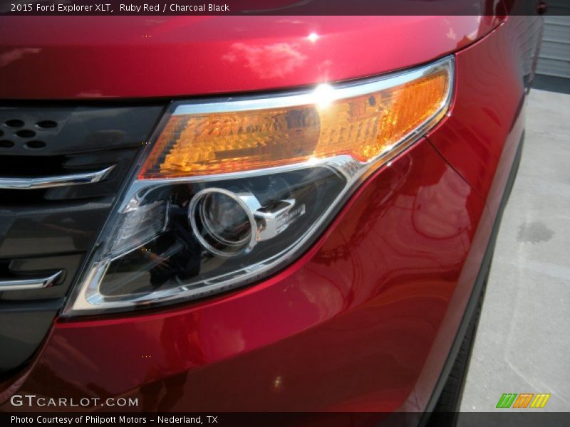 Ruby Red / Charcoal Black 2015 Ford Explorer XLT