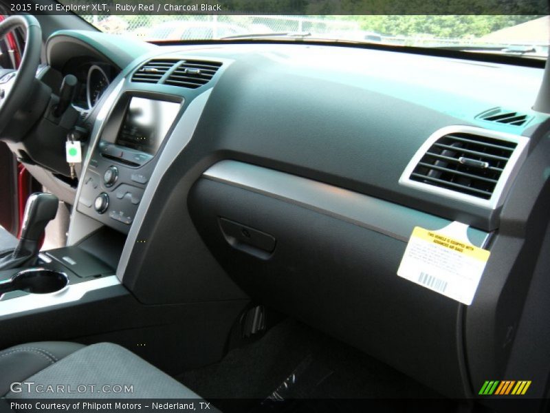 Ruby Red / Charcoal Black 2015 Ford Explorer XLT