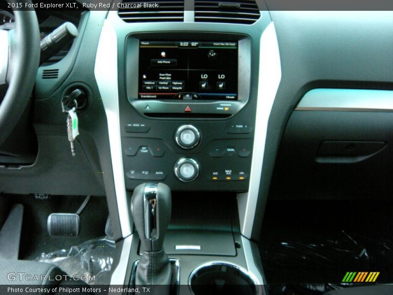Ruby Red / Charcoal Black 2015 Ford Explorer XLT