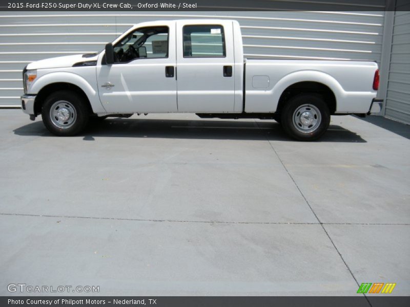 Oxford White / Steel 2015 Ford F250 Super Duty XL Crew Cab