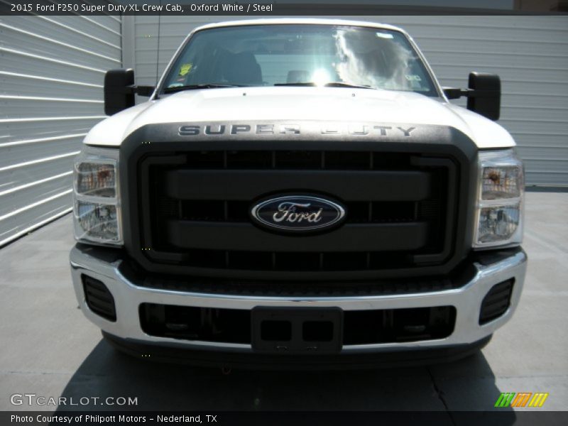 Oxford White / Steel 2015 Ford F250 Super Duty XL Crew Cab