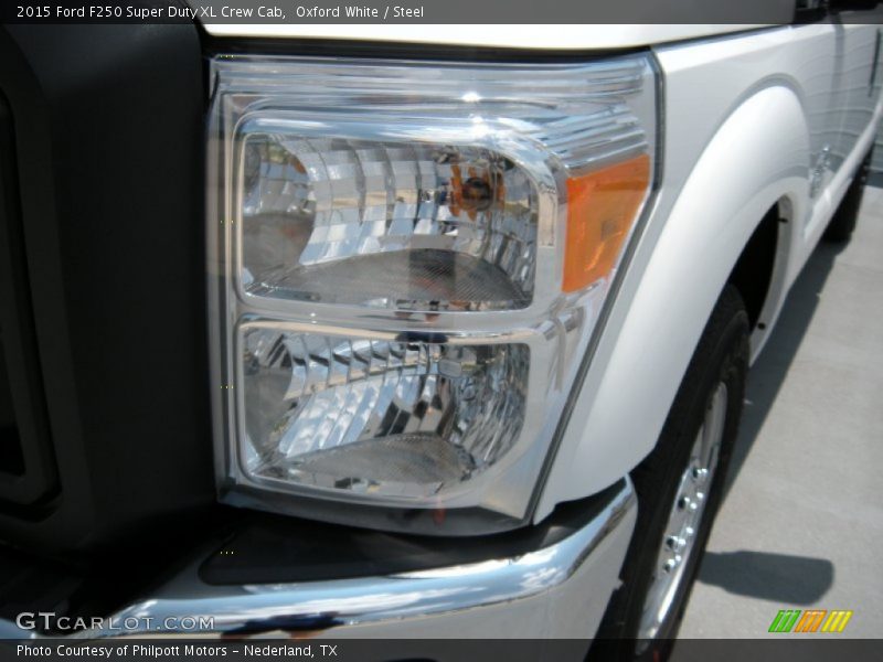 Oxford White / Steel 2015 Ford F250 Super Duty XL Crew Cab